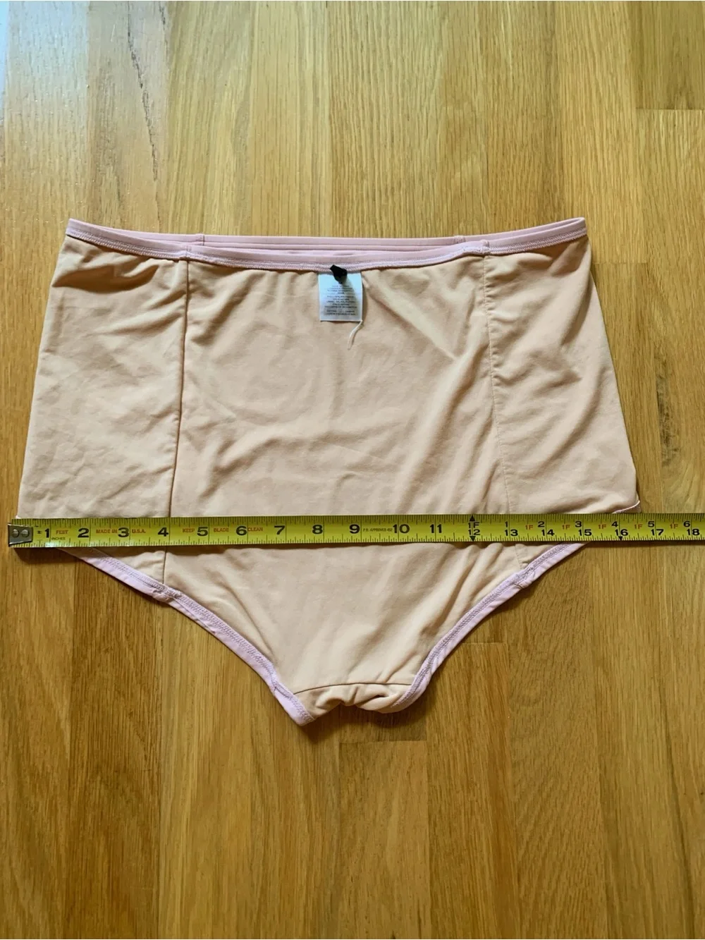 J. Crew High Waisted Bikini Bottoms Pale Pink Size M, Full Coverage